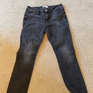 CAbi Women's Faded Black High Skinny Jeans